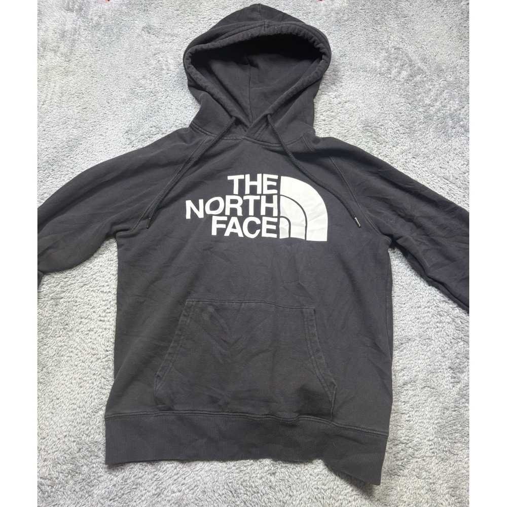 The North Face Half Dome Hoodie Women's S Black Hooded Sweatshirt Outdoor‎ Logo